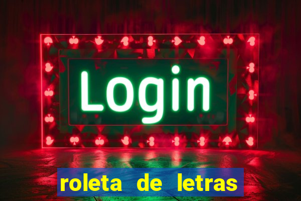 roleta de letras stop online